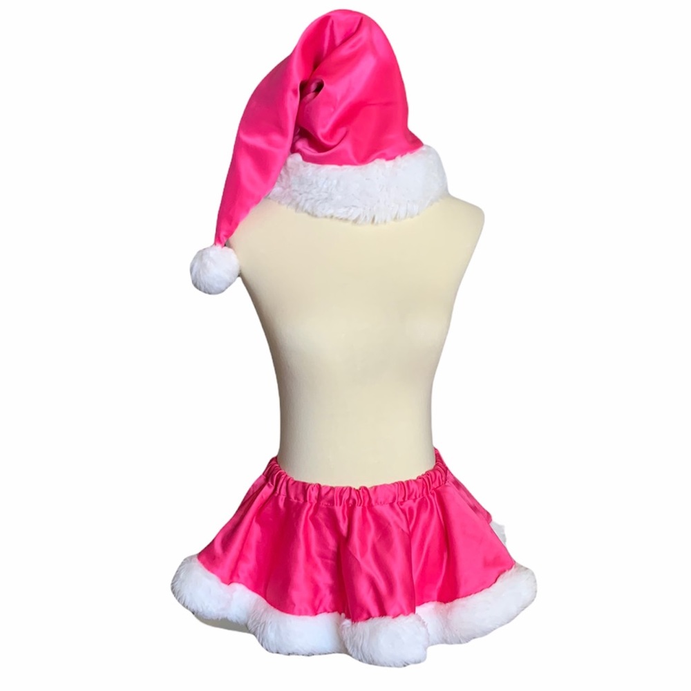 Vintage Victoria’s Secret Santa outfit hat & skirt S/M